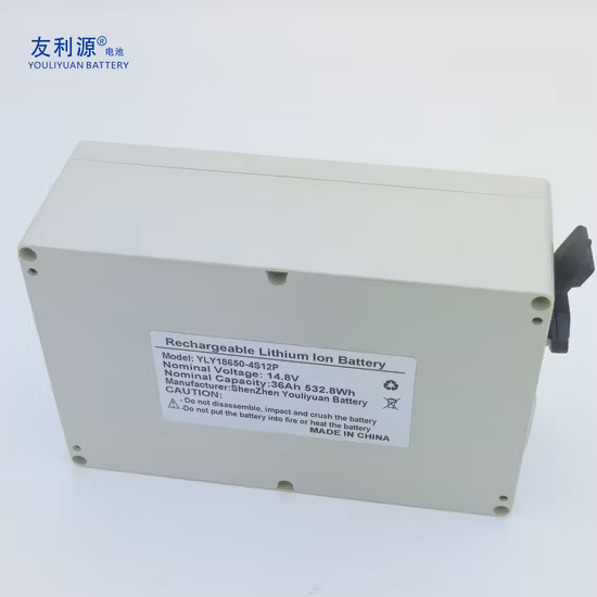 Battery Manufacturer Wholesale 2800mAh 18650 Cell 4s12p 14.8V 36ah EV Engergy Storage System Li-ion Battery with Display Screen